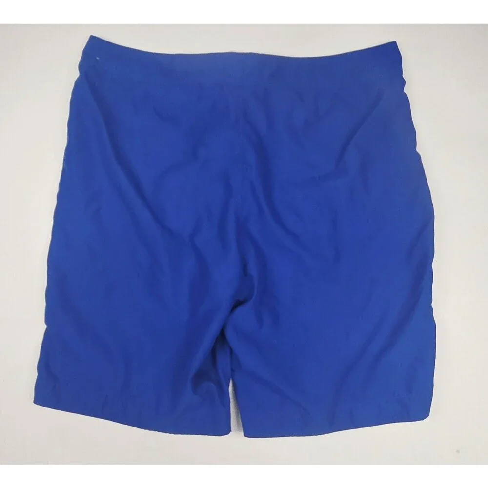 Abercrombie Fitch Shorts Men XL Blue Beach Board Swim Volley Moose Drawstring